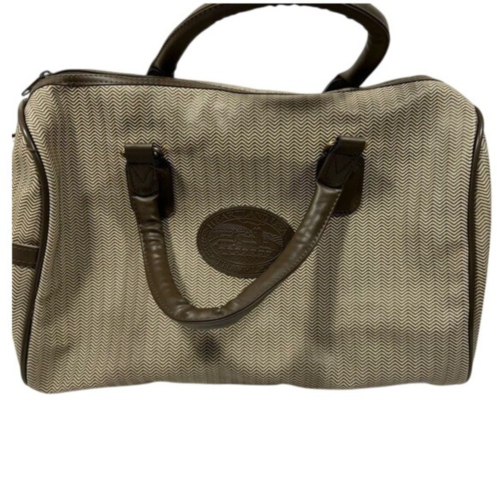 Women's Vintage Heartland USA Weekender Bag – Brown & Tan